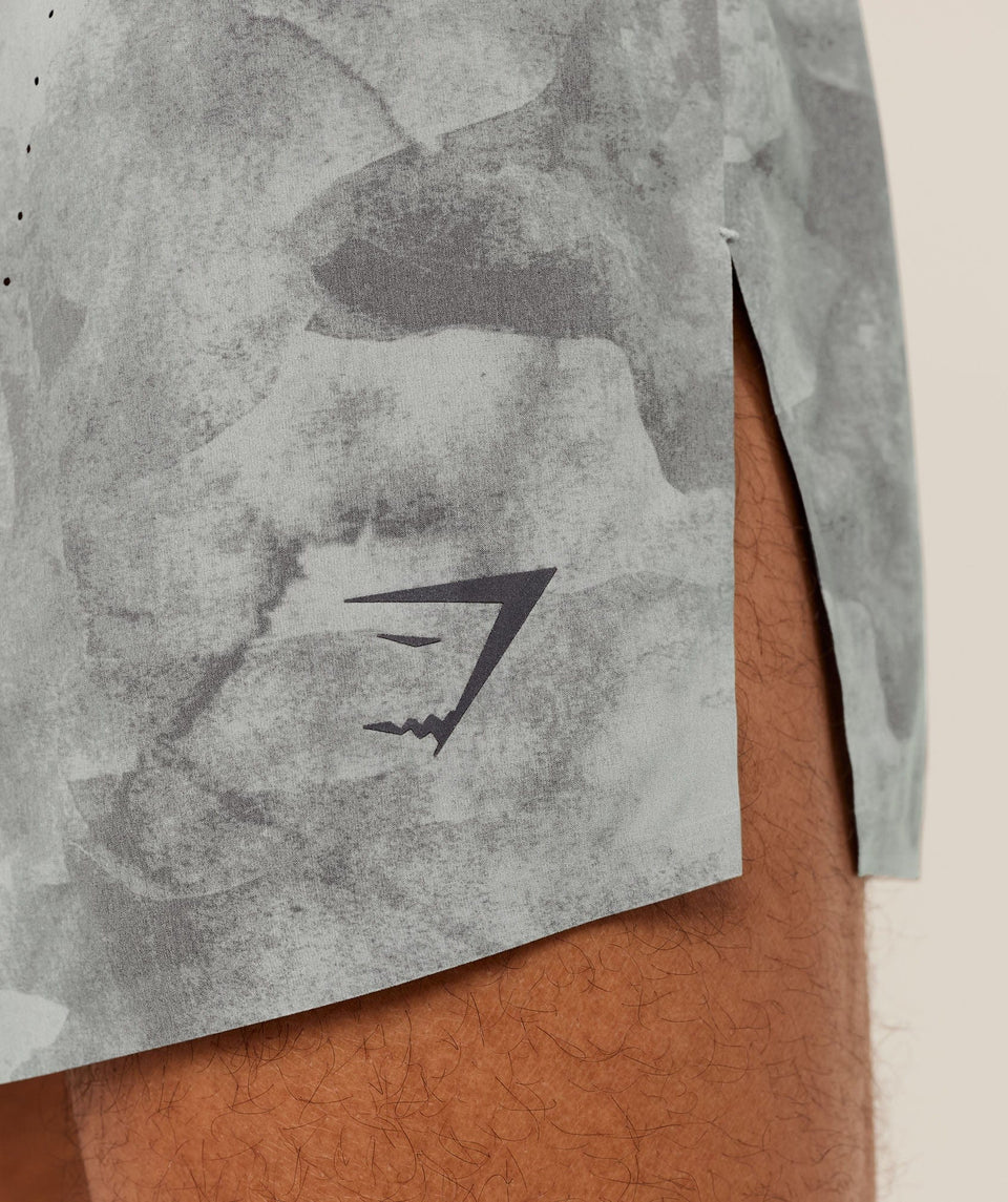 Gymshark Running Elite Race 5" Short - Smokey Grey