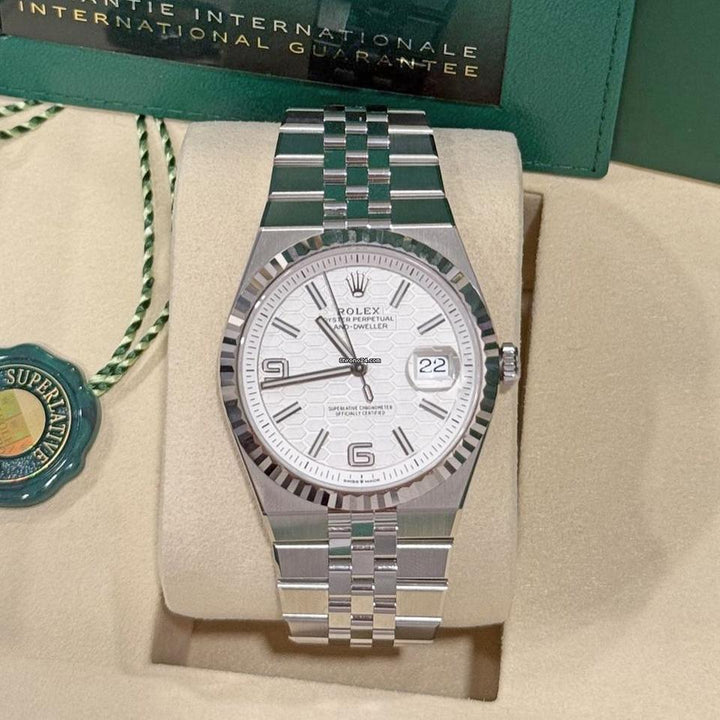 Rolex | Land-Dweller | 127334-0001 | Gold/Steel | 40mm mm | Steel | White | Automatic