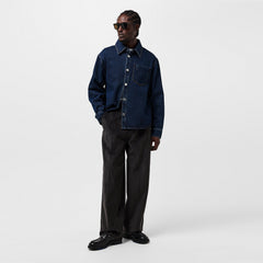 Long-Sleeve Denim Shirt