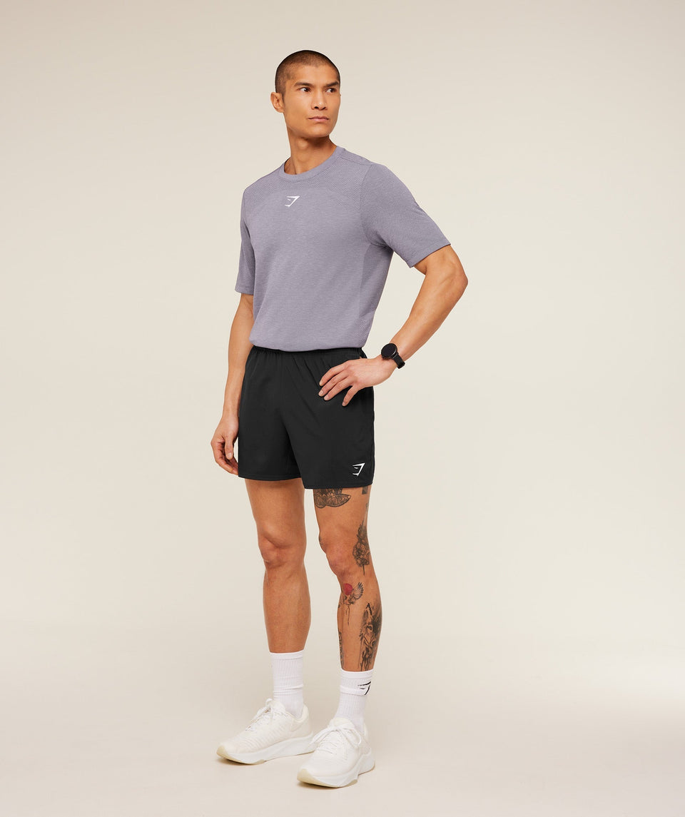 Gymshark Lightweight Seamless T-Shirt - GS Fog Purple/ Marl