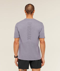 Gymshark Lightweight Seamless T-Shirt - GS Fog Purple/ Marl