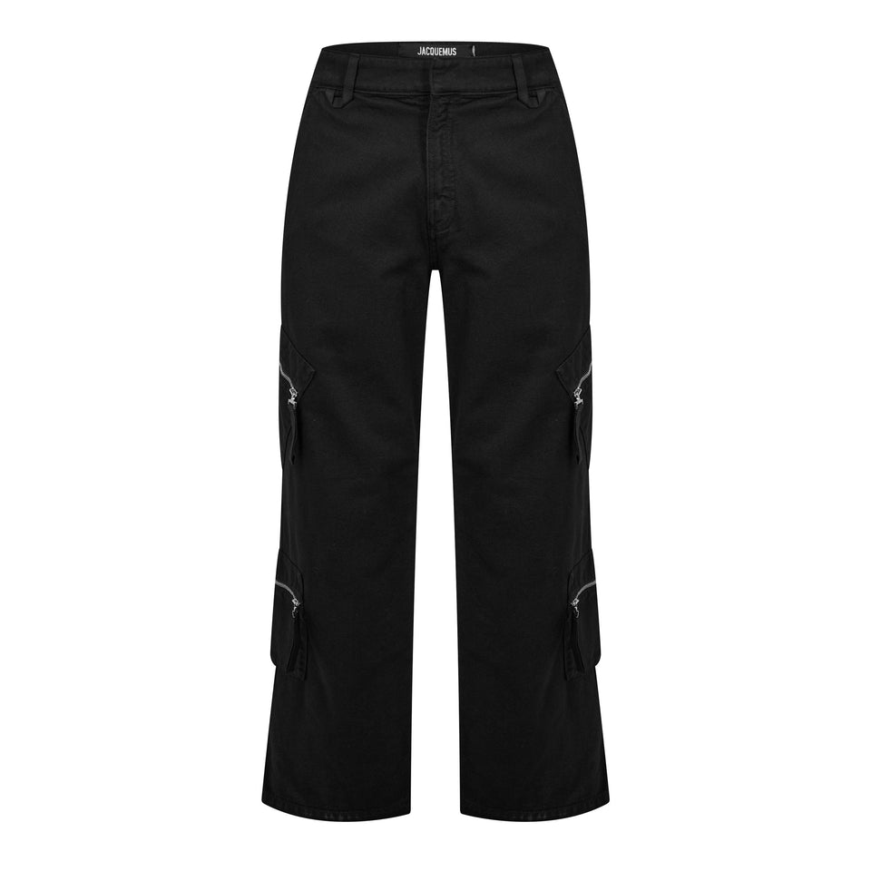 Le Marrone Zipped Cargo Trousers