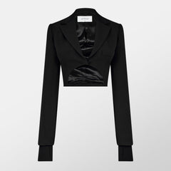 - Cropped Bomber Jacket