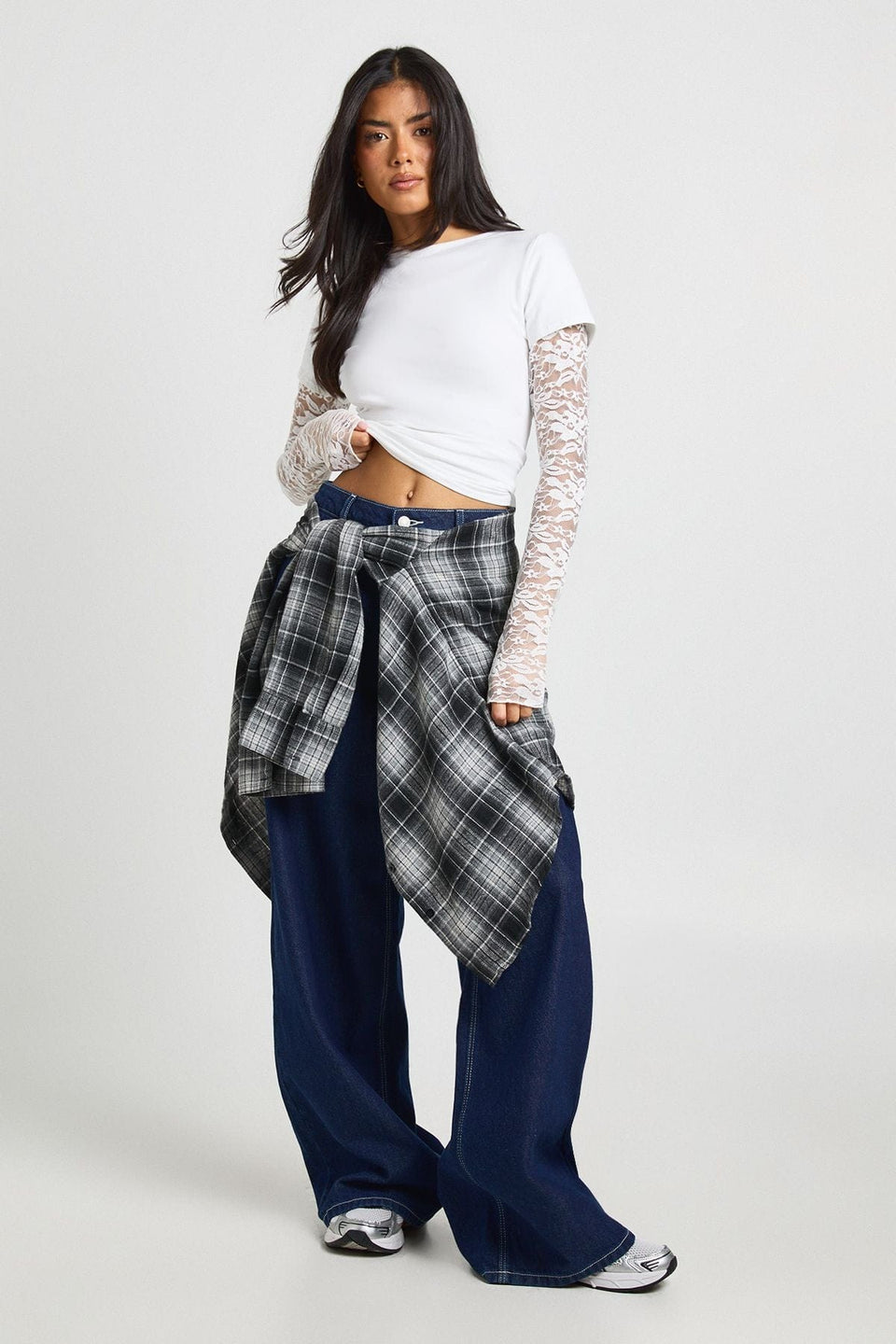 Lace Sleeved Baby T-Shirt