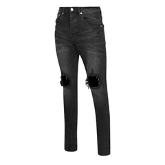 Mid Rise Distressed Jeans