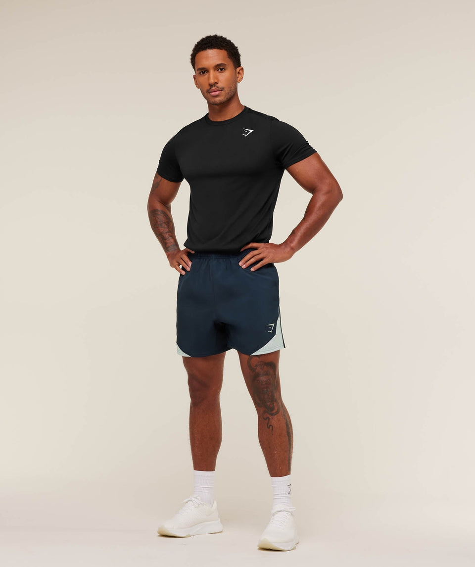 Gymshark Arrival Block 6" Shorts - Navy