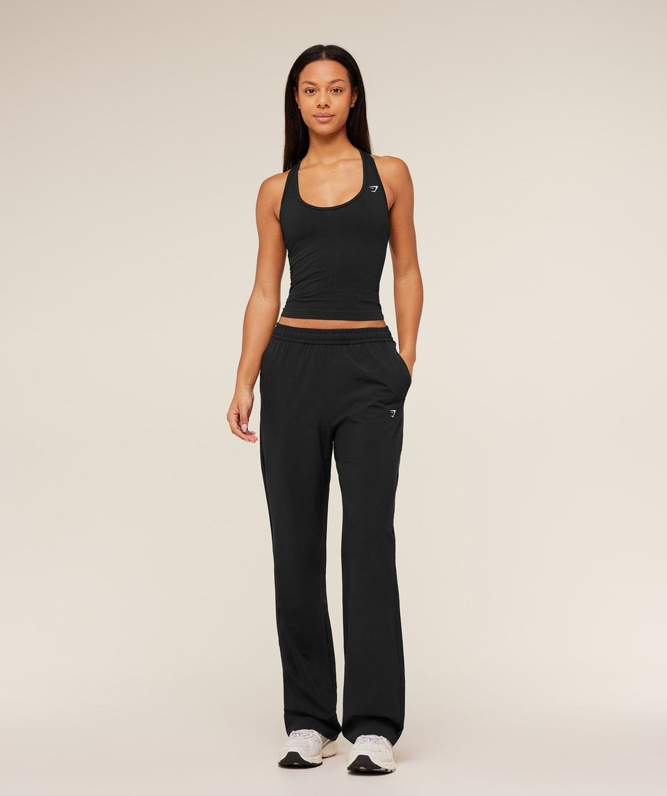 Gymshark Training Everyday Woven Straight Leg Tall Pant - GS Black