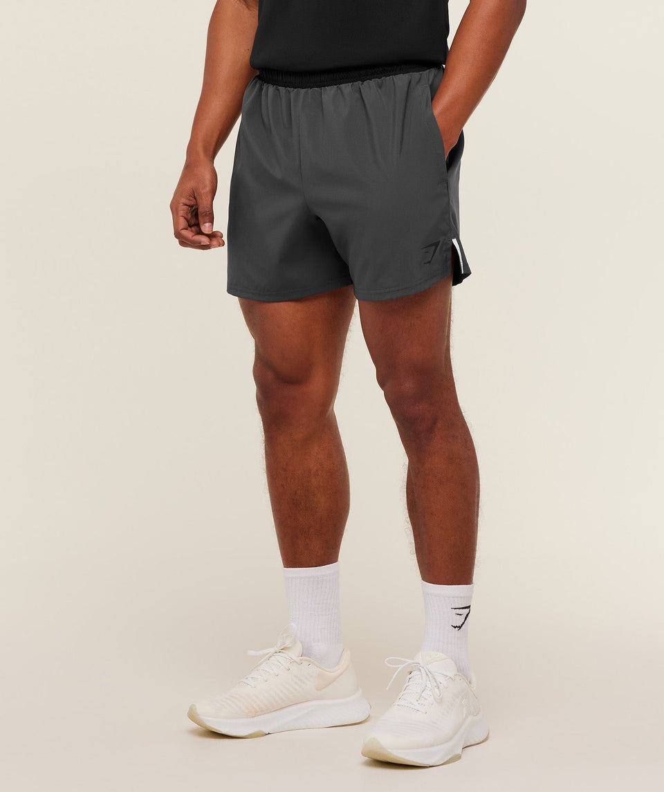 Gymshark Arrival Contrast Shorts - GS Onyx Grey/GS Black