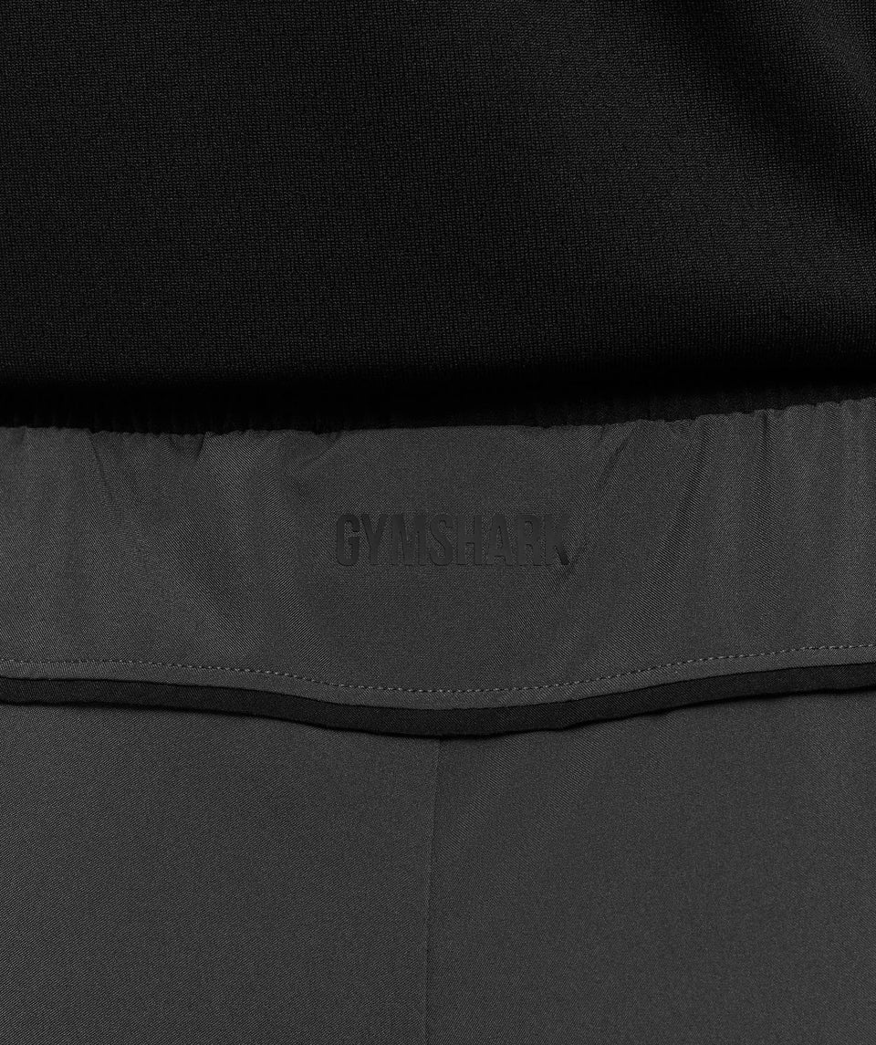 Gymshark Arrival Contrast Shorts - GS Onyx Grey/GS Black