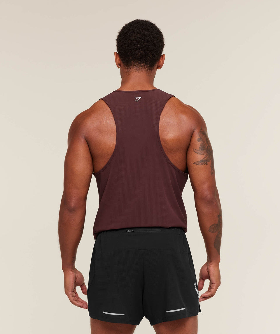 Gymshark Running Tank - Rich Maroon