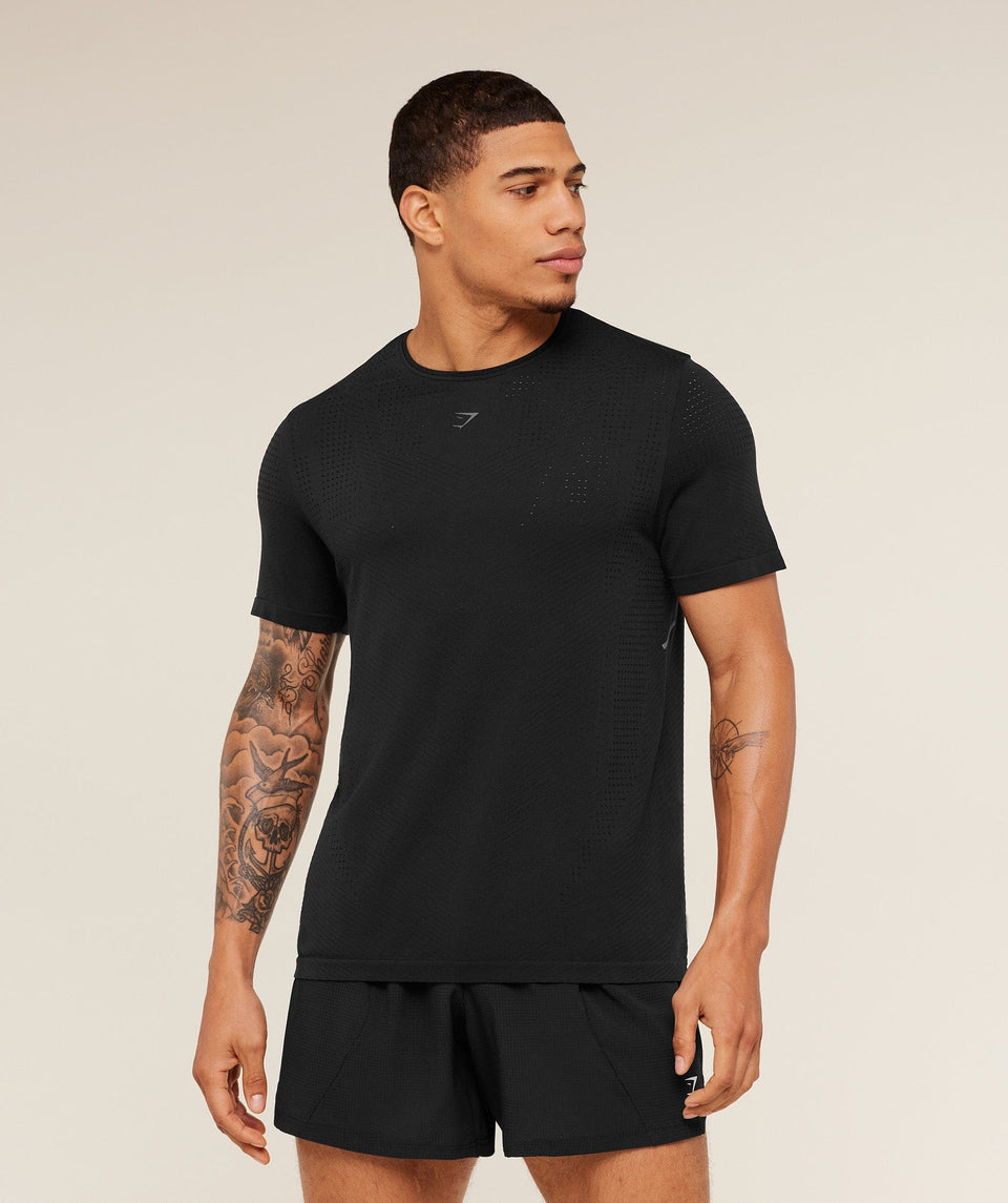 Gymshark Seamless Running T-Shirt - GS Black