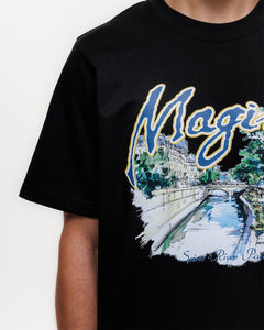 Magiri Seine River Printed T-Shirt in Black