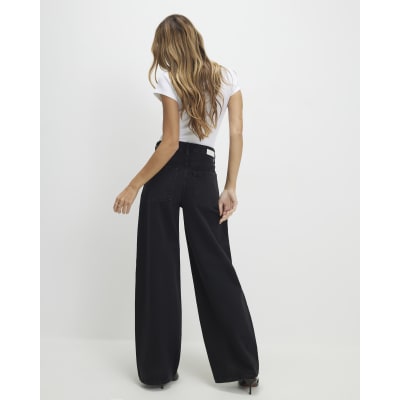 Black Classic Barrel Jeans
