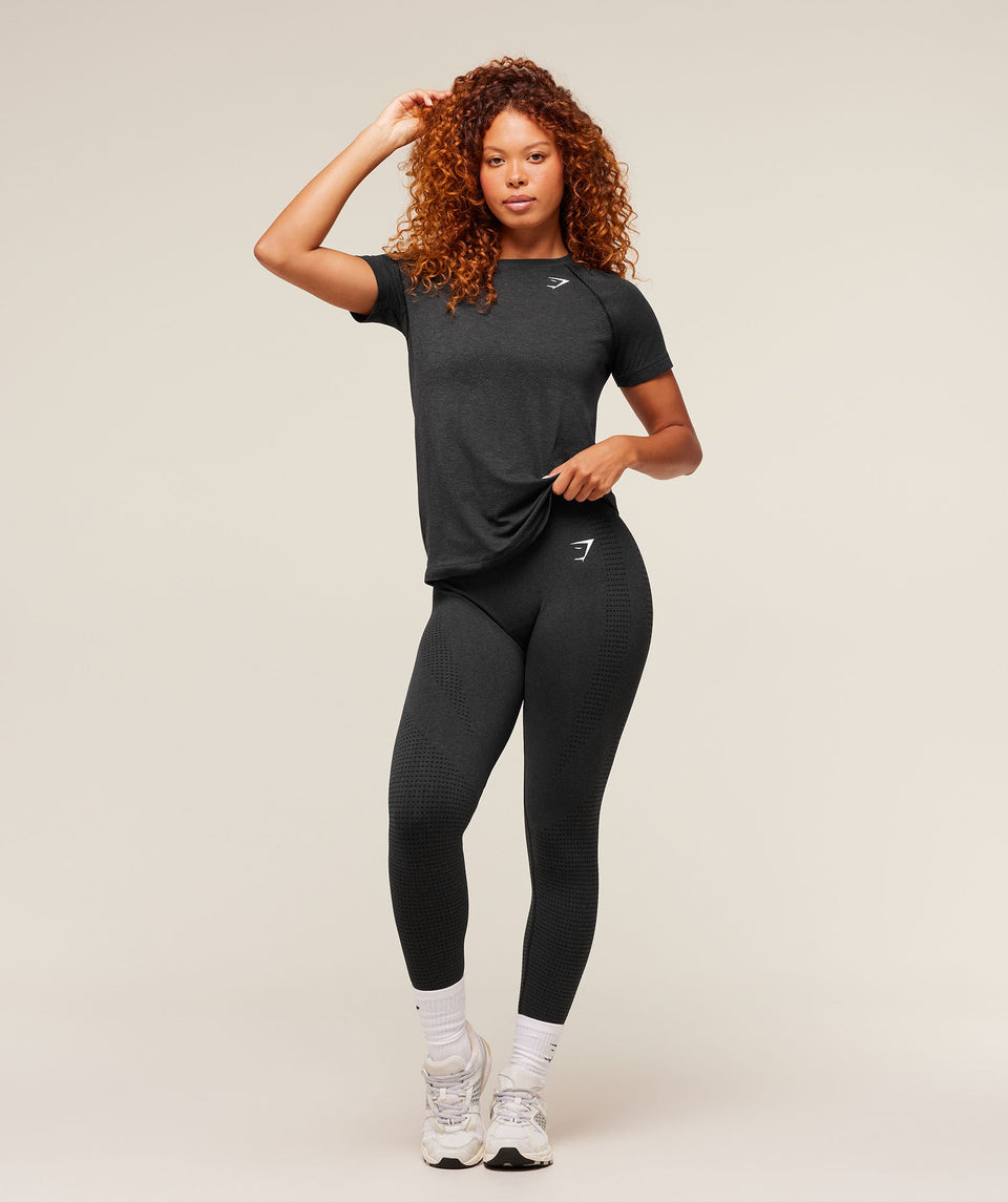 Gymshark Vital Light T-Shirt - Black Marl