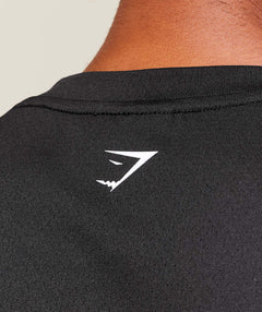Gymshark S&C Graphic Cut Off Tank - Black