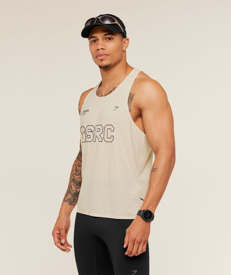 Gymshark Running Elite Race Vest - Pebble Grey