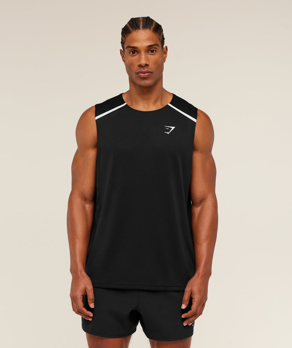 Gymshark Arrival Contrast Tank - Black