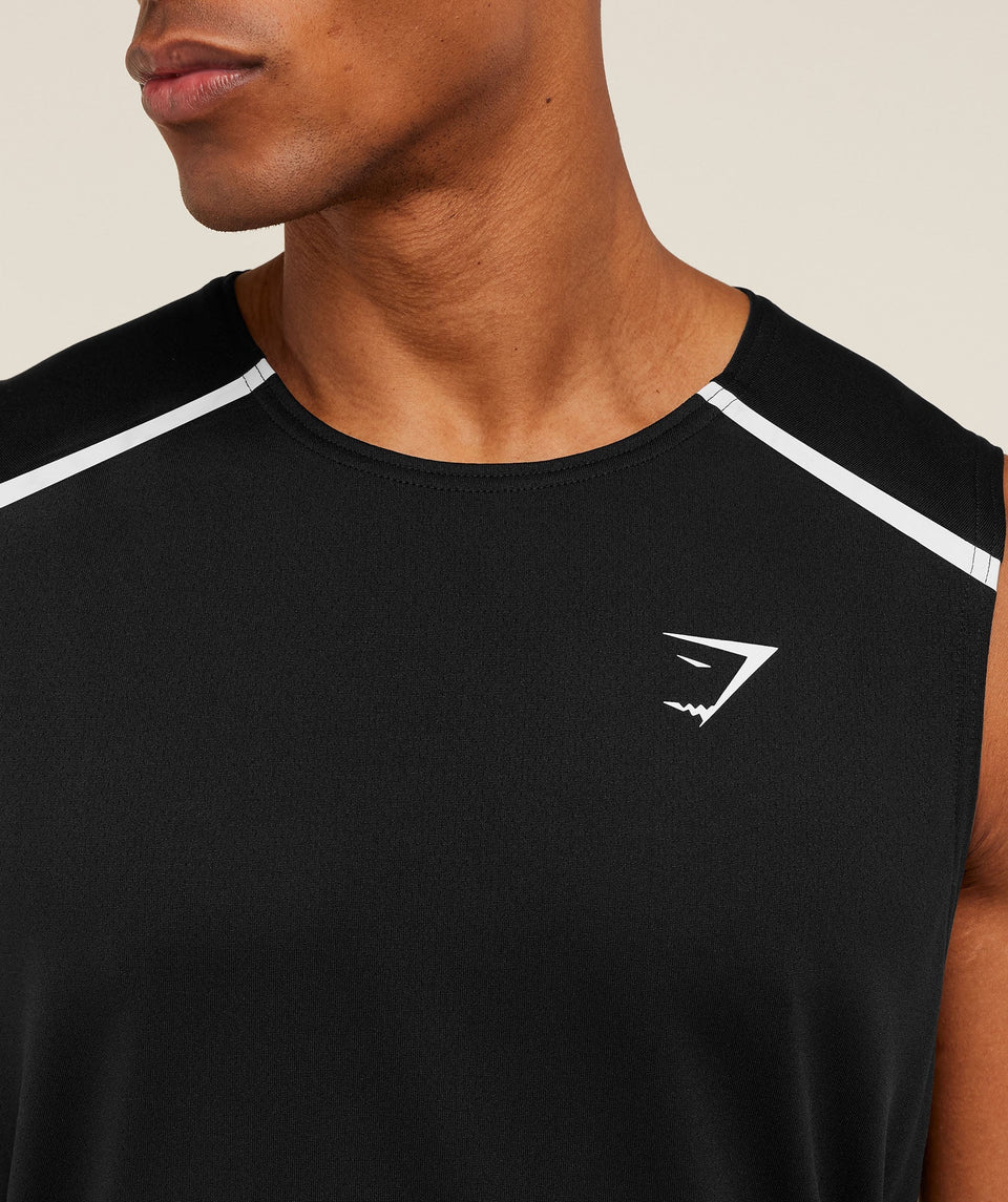 Gymshark Arrival Contrast Tank - Black