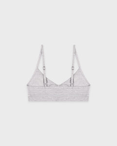 Signature Logo Mini Sports Bra - Heather Gray