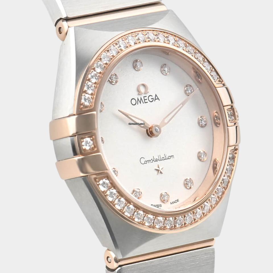 Omega Constellation Quartz Manhattan Quartz / Diamonds / Steel&Rose gold / 28 mm / 131.25.28.60.52.001