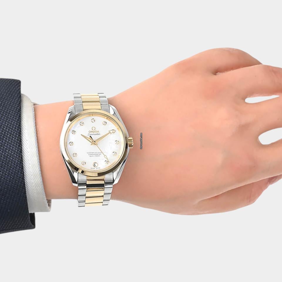 Omega Seamaster Aqua Terra Co-axial Steel&Yellow gold / 38.5 mm Box&Papers 231.20.39.21.55.004
