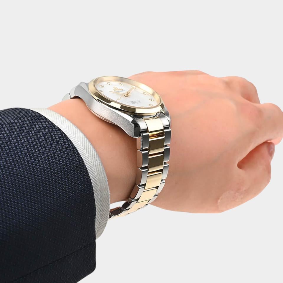 Omega Seamaster Aqua Terra Co-axial Steel&Yellow gold / 38.5 mm Box&Papers 231.20.39.21.55.004