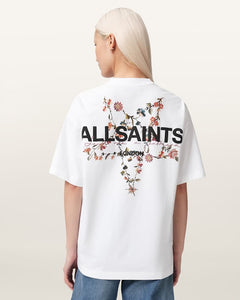 AllSaints Pentacle Oversized Etta T Shirt Women's Washed Black Women's