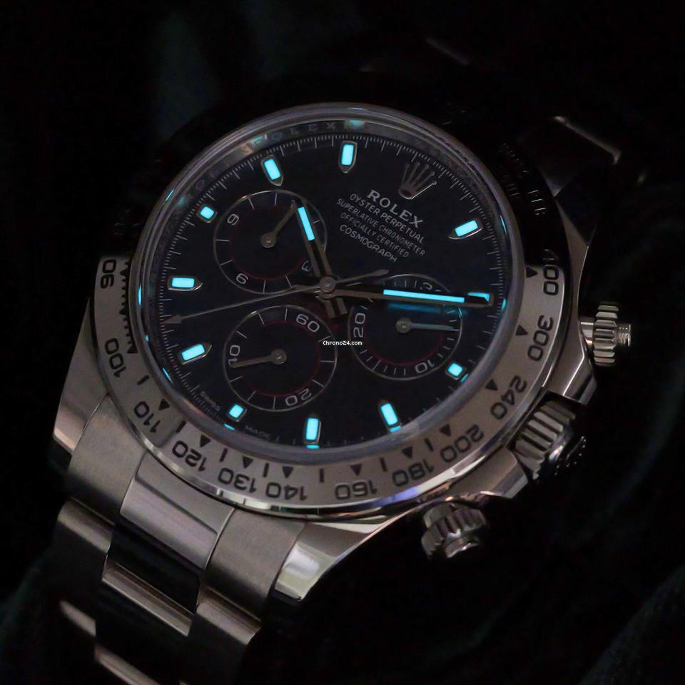 Rolex | Daytona | 116509 | White gold | 40 mm | Steel | Blue | Automatic