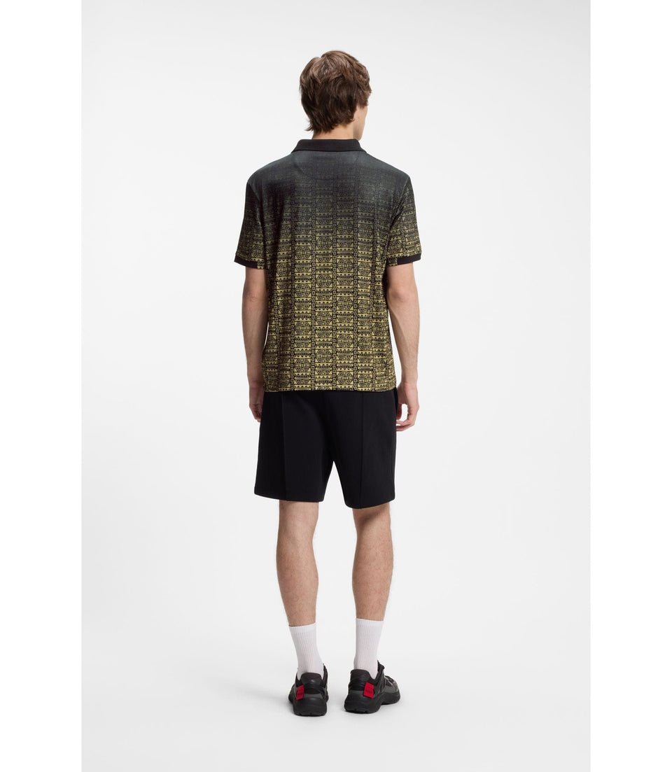 Hugo Relaxed Fit Soccer T-Shirt With Nation Detailing Mexico Grey