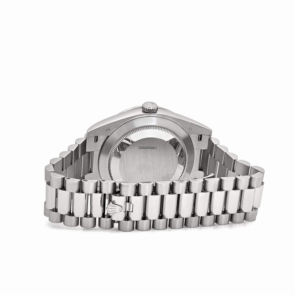 Rolex | Day-Date | 228396TBR | Platinum | 40 mm | Platinum | Blue | Automatic