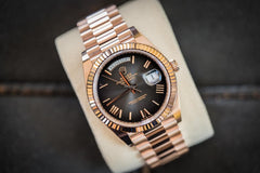 Rolex | Day-Date | Day-Date 40mm Slate Ombre Dial 228235 Rose Gold | Rose gold | 40 mm | Rose gold | Grey | Automatic