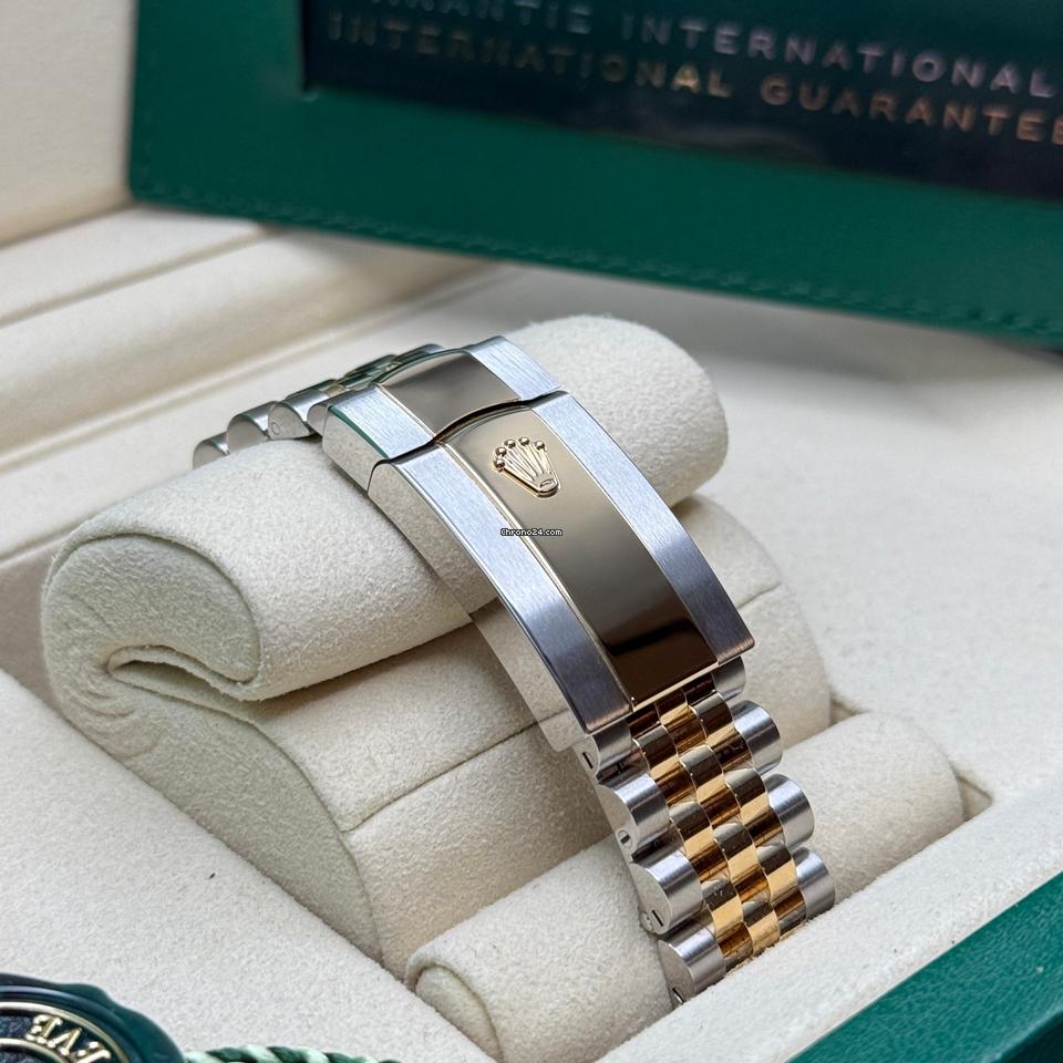 Rolex | Datejust | 126283RBR | Gold/Steel | 36 x 44 mm | Gold/Steel | Green | Automatic