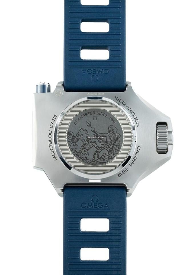 Omega Seamaster Plo Prof1200 M 55mm x 45mm Steel Case Blue Dial Rubber Strap 227.32.55.21.03.001 NEW - Warranty start: 2025