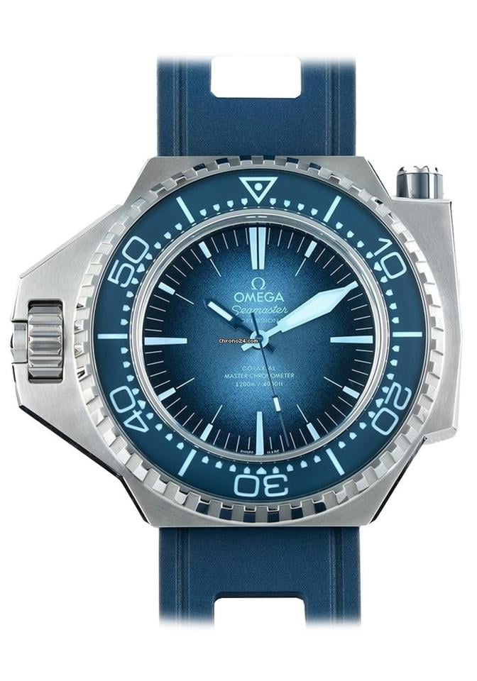 Omega Seamaster Plo Prof1200 M 55mm x 45mm Steel Case Blue Dial Rubber Strap 227.32.55.21.03.001 NEW - Warranty start: 2025