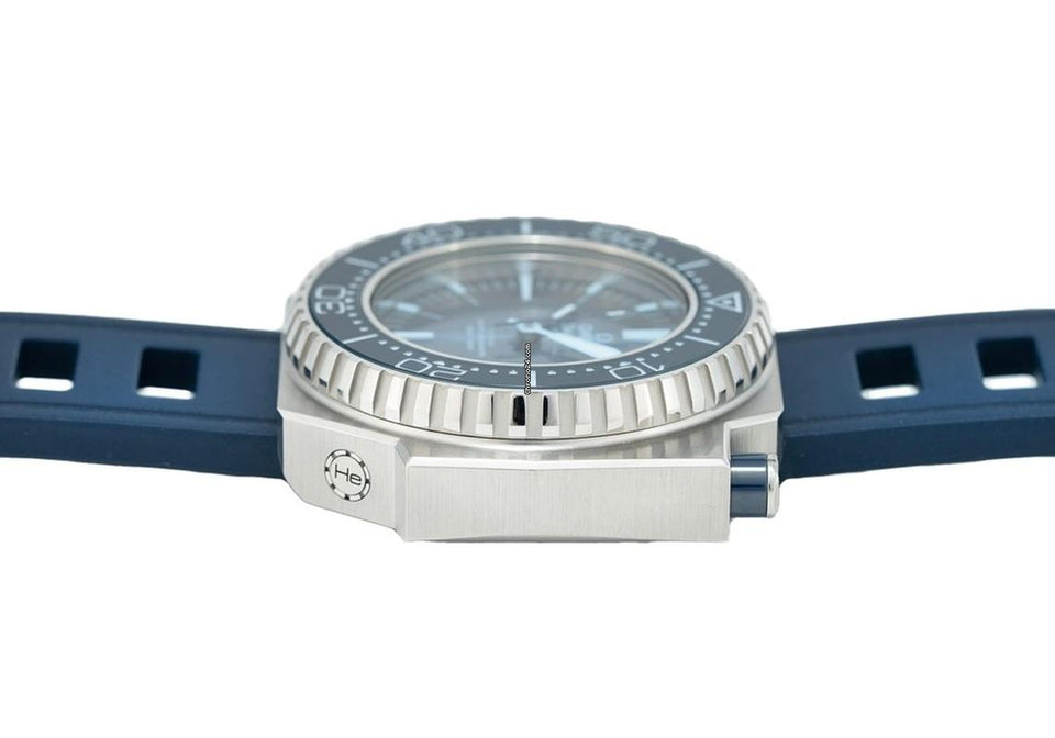 Omega Seamaster Plo Prof1200 M 55mm x 45mm Steel Case Blue Dial Rubber Strap 227.32.55.21.03.001 NEW - Warranty start: 2025