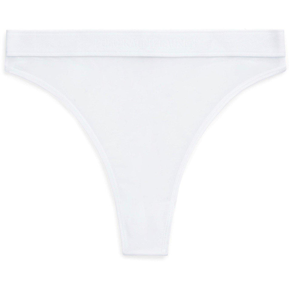 High-Waist Mesh Thong