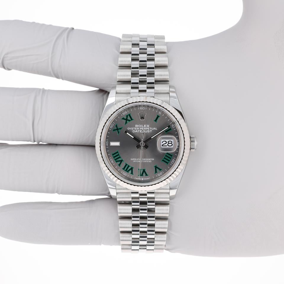 Rolex | Datejust | 126234 | Steel | 36 x 44 mm | Steel | Grey | Automatic