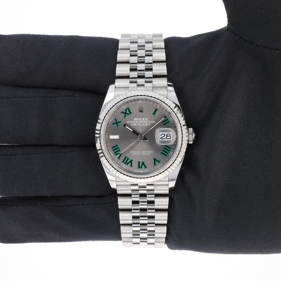 Rolex | Datejust | 126234 | Steel | 36 x 44 mm | Steel | Grey | Automatic
