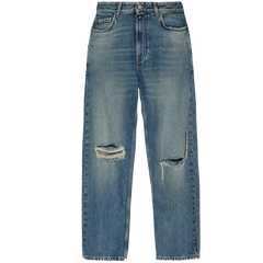 Ripped detailing jeans