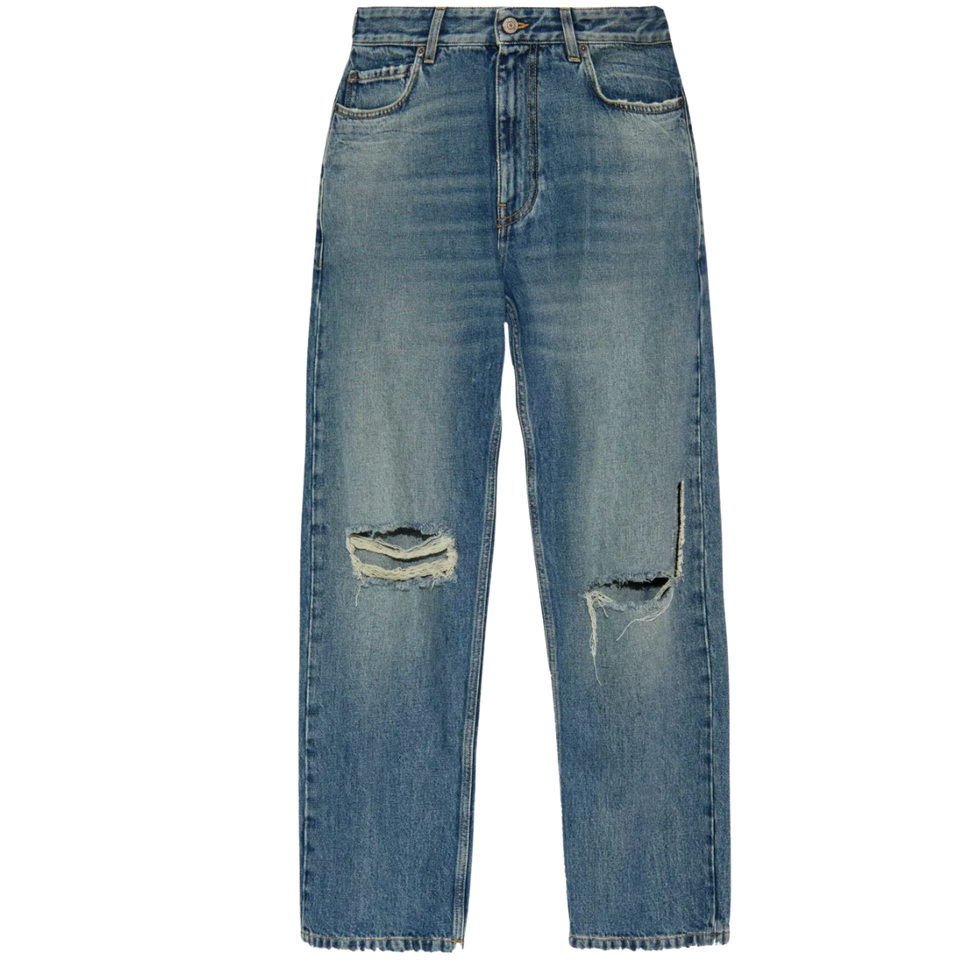 Ripped detailing jeans