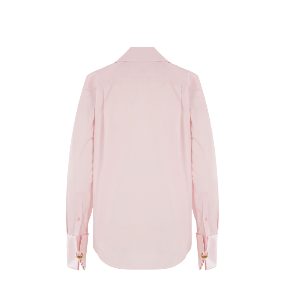 Draped Cotton Shirt
