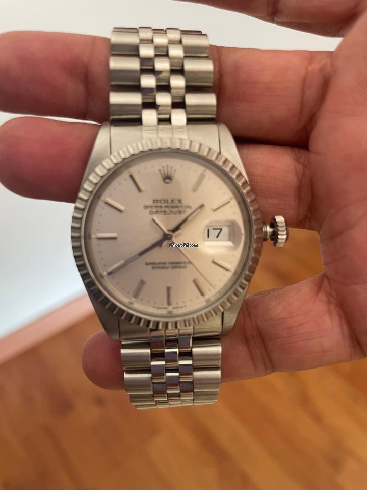 Rolex | Datejust | 1603 | Steel | 36 mm | Steel | Champagne | Automatic
