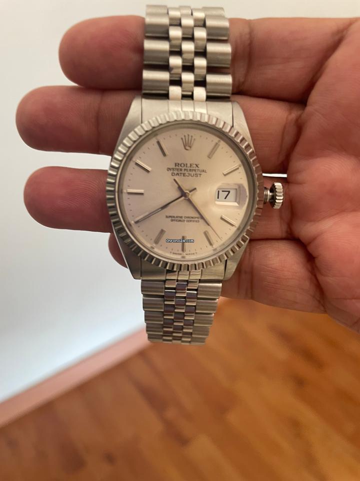 Rolex | Datejust | 1603 | Steel | 36 mm | Steel | Champagne | Automatic