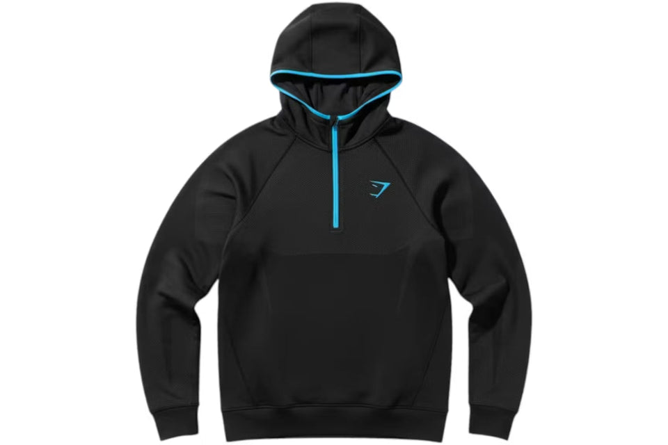 Gymshark Onyx 5.0 Seamless Hoodie Black/Onyx Grey