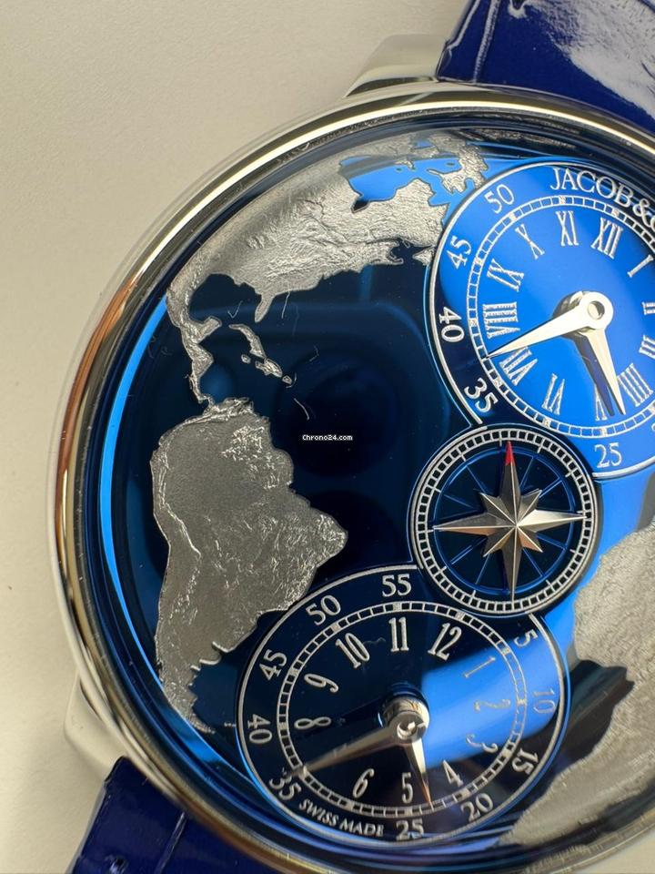 Jacob & Co.The World Is Yours Dual Time Zone Blue Full set