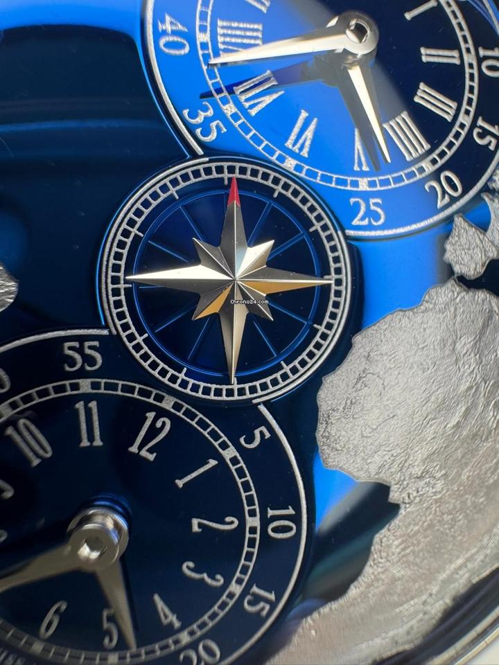 Jacob & Co.The World Is Yours Dual Time Zone Blue Full set