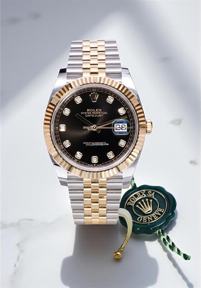 Rolex | Datejust | 126333 | Gold/Steel | 41,5 mm | Gold/Steel | Black | Automatic