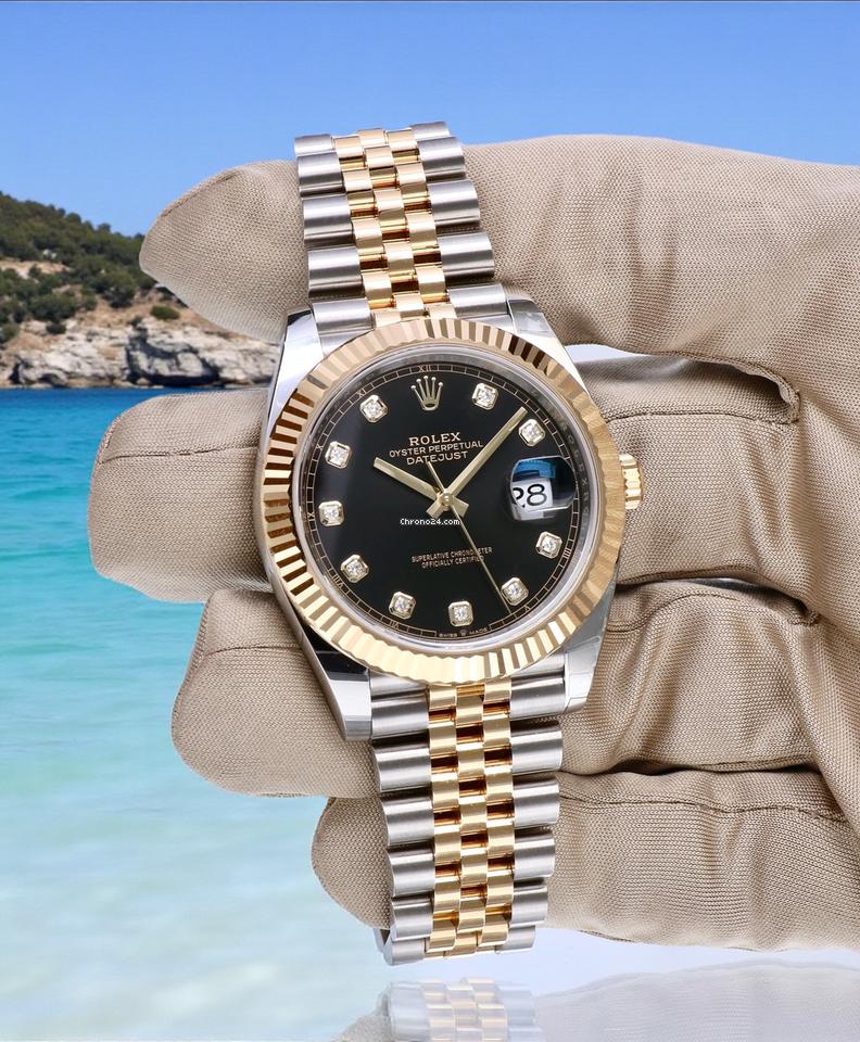 Rolex | Datejust | 126333 | Gold/Steel | 41,5 mm | Gold/Steel | Black | Automatic