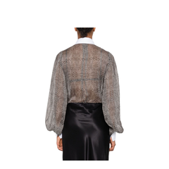 Silk Shirt Bodysuit