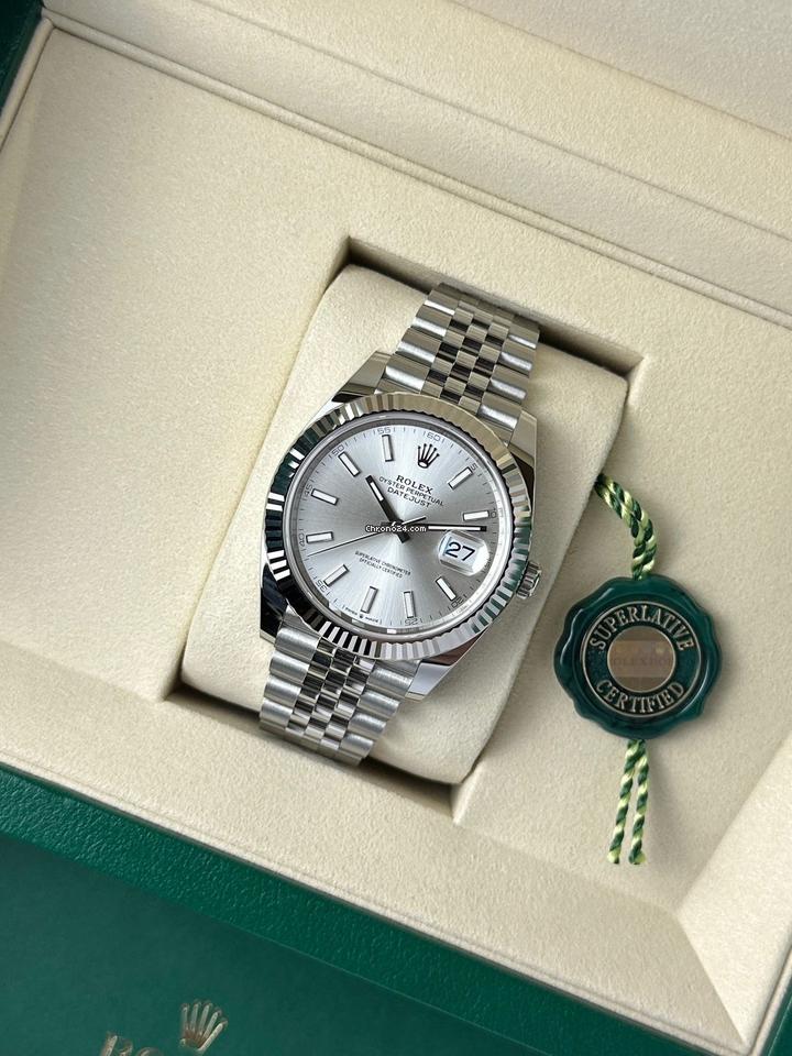 Rolex | Datejust | 126334 | Gold/Steel | 41 mm | Silver | Automatic